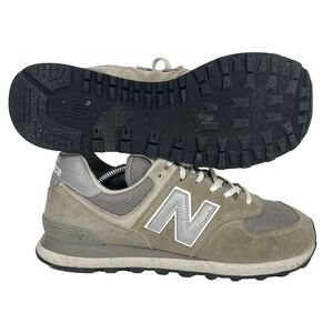 New Balance 574 - Women's Sz 9 - Core Grey White Suede - Running Shoes- WL574EVG